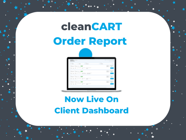 cleanCART Surfaces Order Level Reporting