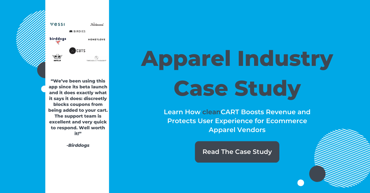 Apparel Case Study: How cleanCART Boosts Revenue and Protects User Experiences