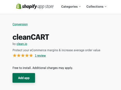 cleanCART app