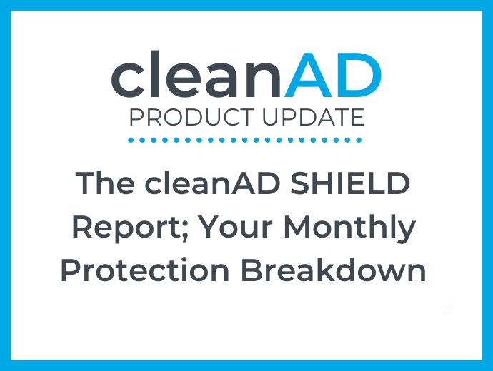 The cleanAD SHIELD Report; Your Monthly Protection Breakdown