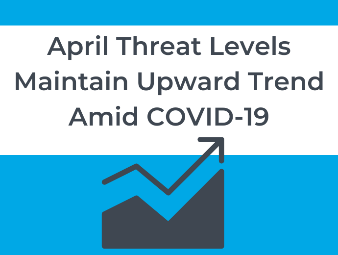 April threat levels maintain upward trend amid COVID-19